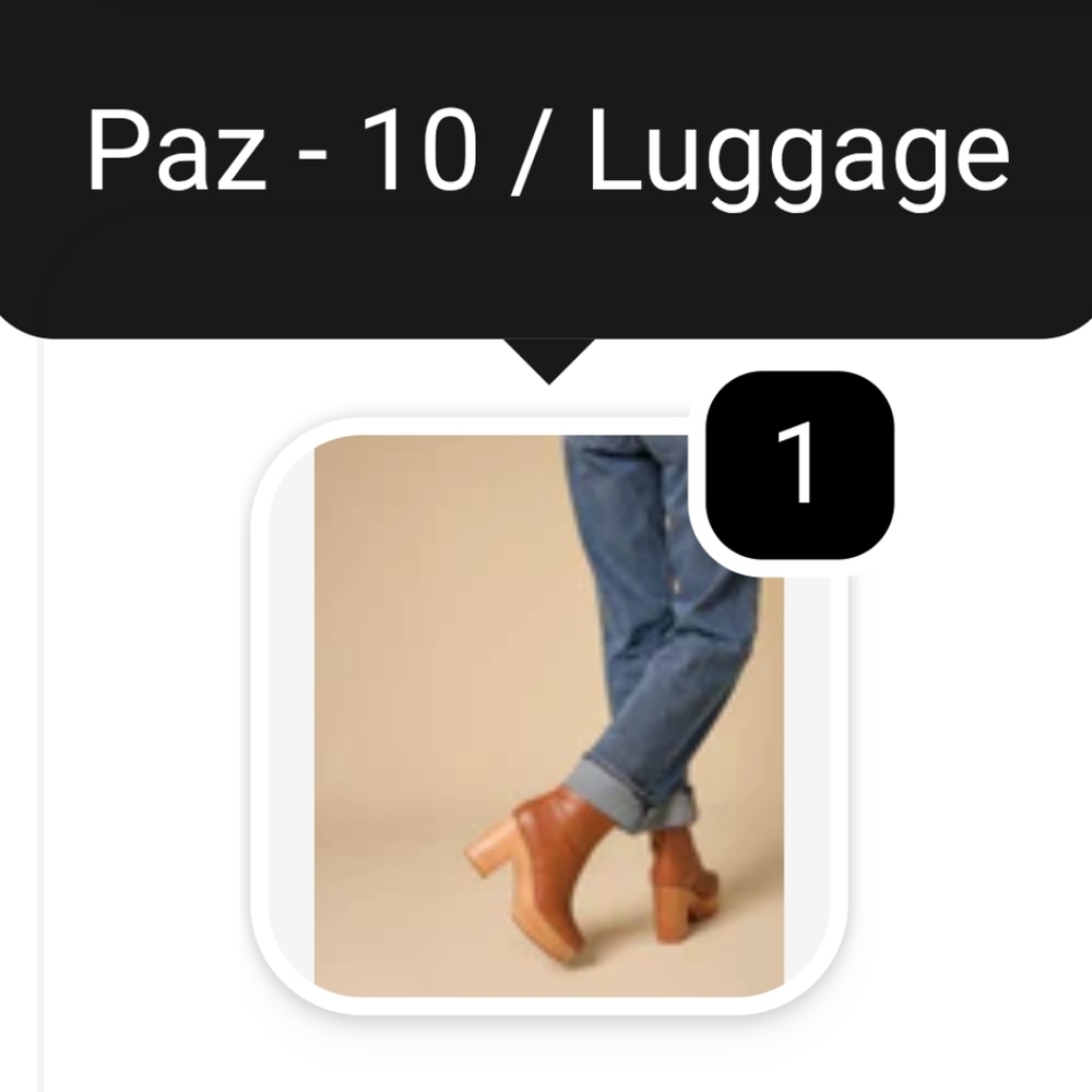 Like New! Charlotte Stone - Paz Platform Boots - 10 - Picture 7 of 7